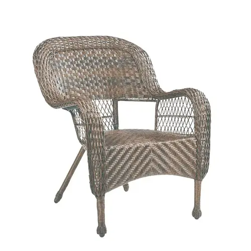 PATIO CHAIR STACKNG WICKER BRN PATIO CHAIR STACKNG WICKER BRN