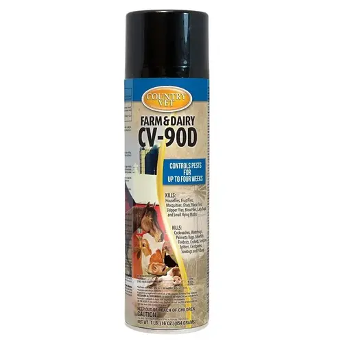 Country Vet Insecticide, Liquefied Gas, White, 16 oz Can Country Vet Insecticide, Liquefied Gas, White, 16 oz Can