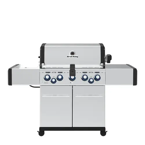 Broil King Regal S 590 Pro Series Gas Grill, 55,000 Btu, Liquid Propane, 5-Burner, Side Shelf Included: Yes Broil King Regal S 590 Pro Series Gas Grill, 55,000 Btu, Liquid Propane, 5-Burner, Side Shelf Included: Yes