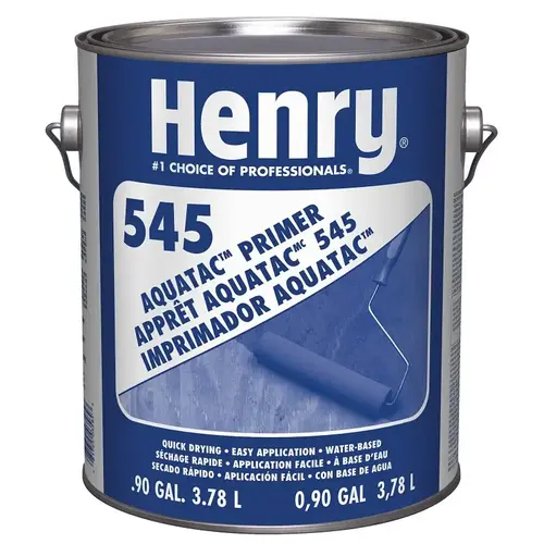 Henry 545 Series Aquatac Primer, Aqua/Green, 1 gal, Pail Henry 545 Series Aquatac Primer, Aqua/Green, 1 gal, Pail