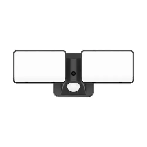 Motion Activated Dual-Head LED Security Light, 1500 Lumens, Black Motion Activated Dual-Head LED Security Light, 1500 Lumens, Black