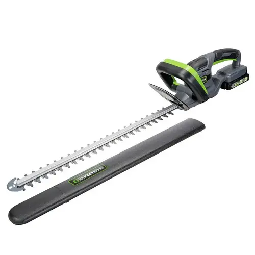 Genesis Cordless Hedge Trimmer, Battery Included, 2 Ah, 20 V, Lithium-Ion, 5/8 in Cutting Capacity Genesis Cordless Hedge Trimmer, Battery Included, 2 Ah, 20 V, Lithium-Ion, 5/8 in Cutting Capacity