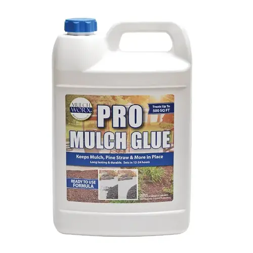 Mulch Worx Pro Mulch Glue, Ready To Use, White Mulch Worx Pro Mulch Glue, Ready To Use, White