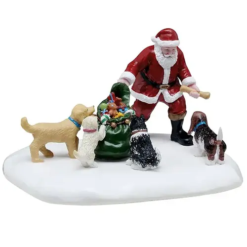 Lemax Christmas Decor, 2.72 in H, Dog Park Christmas, Resin Lemax Christmas Decor, 2.72 in H, Dog Park Christmas, Resin