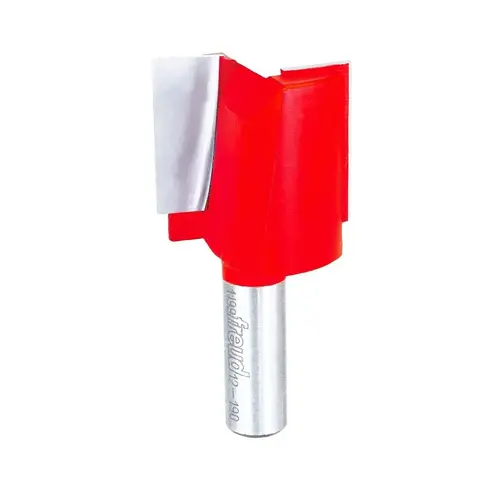 Freud Double-Flute Straight Bit, 1-1/2 in Dia Cutter, 1-1/4 in L Cutting, 3 in OAL, 1/2 in Dia Shank Freud Double-Flute Straight Bit, 1-1/2 in Dia Cutter, 1-1/4 in L Cutting, 3 in OAL, 1/2 in Dia Shank