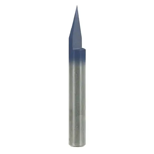Freud Engraving V-Groove Bit, 1/4 in Dia Cutter, 29/64 in L Cutting, 2 in OAL, 1/4 in Dia Shank Freud Engraving V-Groove Bit, 1/4 in Dia Cutter, 29/64 in L Cutting, 2 in OAL, 1/4 in Dia Shank