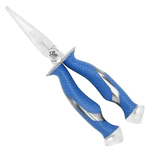 Titanium Bonded Fishing Forcept with Lanyard, 6" Titanium Bonded Fishing Forcept with Lanyard, 6"