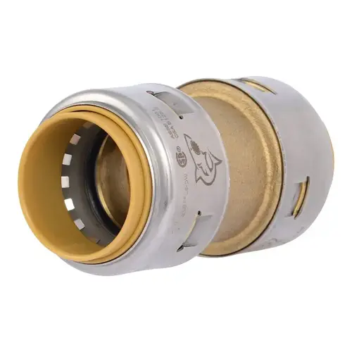 SharkBite Max Series Push-to-Connect Coupling, 1 in, Brass/Stainless Steel, 400 psi Pressure SharkBite Max Series Push-to-Connect Coupling, 1 in, Brass/Stainless Steel, 400 psi Pressure