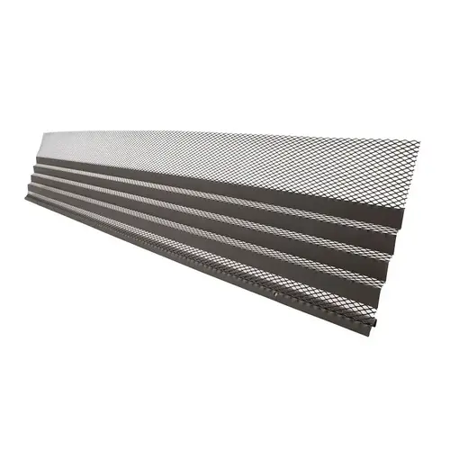 Gutter Guard, Steel Mesh, Gray, 36" L x 7" W Gutter Guard, Steel Mesh, Gray, 36" L x 7" W
