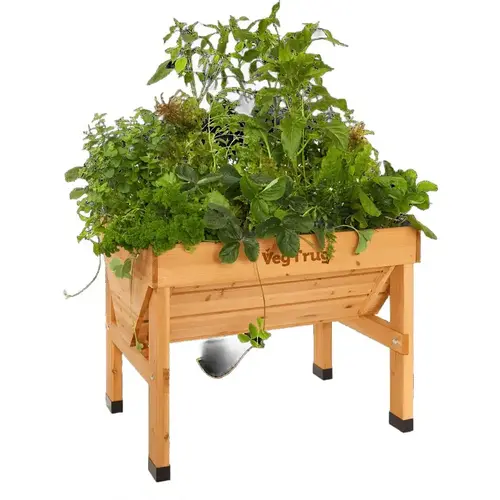 VegTrug Classic VTNS0361 Raised Bed Planter, 103.4 cm L, 76 cm W, 80 cm H, Cedar Wood, Natural VegTrug Classic VTNS0361 Raised Bed Planter, 103.4 cm L, 76 cm W, 80 cm H, Cedar Wood, Natural