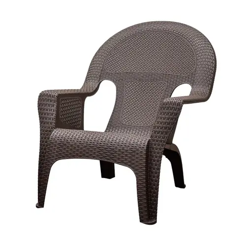 WOVEN LOUNGE CHAIR EARTH BROWN WOVEN LOUNGE CHAIR EARTH BROWN