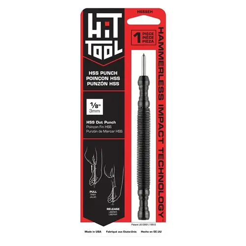 1/8 In. x 8 In. HSS Prick Punch 1/8 In. x 8 In. HSS Prick Punch