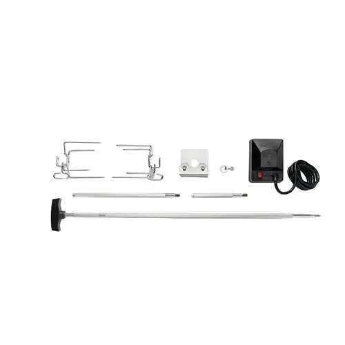 Napoleon Heavy-Duty Rotisserie Kit, 2 -Fork, Stainless Steel Spit Rod Napoleon Heavy-Duty Rotisserie Kit, 2 -Fork, Stainless Steel Spit Rod