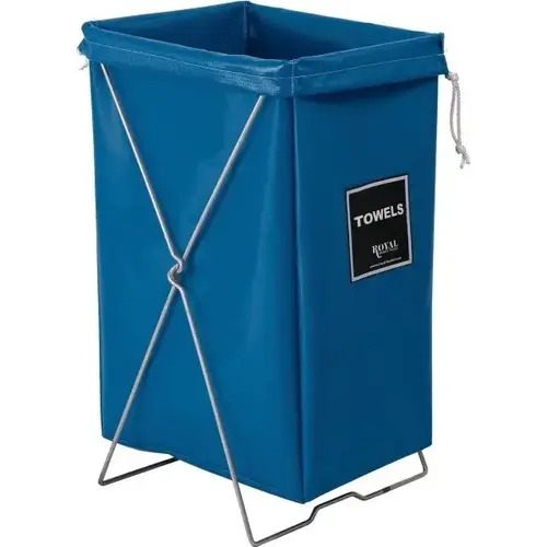 Towel Hamper Bag, Blue, Stand Not Included Towel Hamper Bag, Blue, Stand Not Included