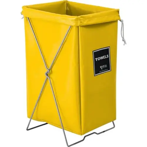 Towel Hamper Bag, Yellow, Stand Not Included Towel Hamper Bag, Yellow, Stand Not Included