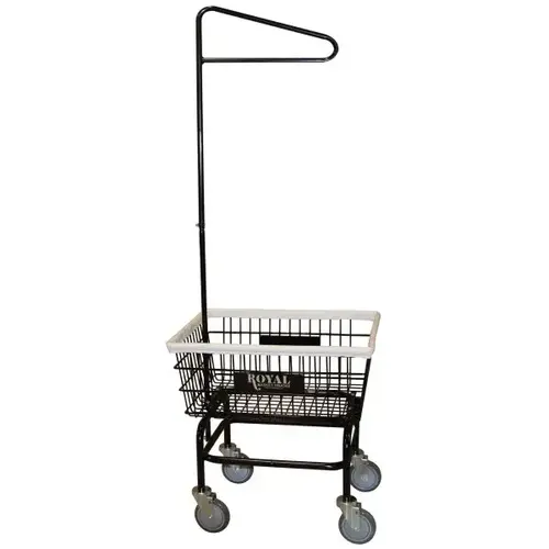 Small Wire Laundry Cart, Single Hanger Included Small Wire Laundry Cart, Single Hanger Included