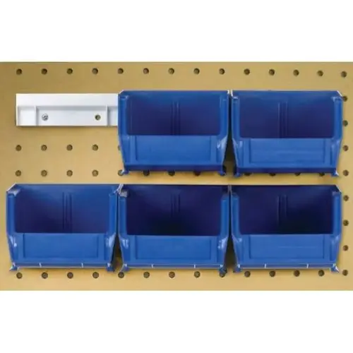 Blue Ultra Hanging Systems With Two 12l In Plastic Rail Blue Ultra Hanging Systems With Two 12l In Plastic Rail