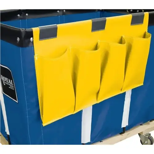 Janitorial Organizer, Yellow Vinyl, Four Pockets Janitorial Organizer, Yellow Vinyl, Four Pockets