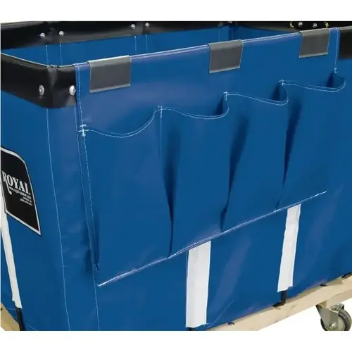 Janitorial Organizer, Blue Vinyl, Four Pockets Janitorial Organizer, Blue Vinyl, Four Pockets