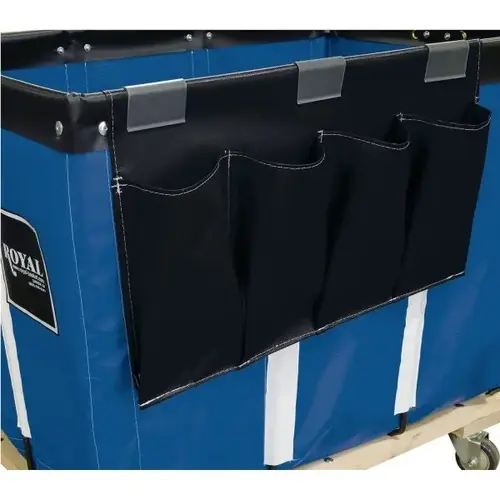 Janitorial Organizer, Black Vinyl, Four Pockets Janitorial Organizer, Black Vinyl, Four Pockets