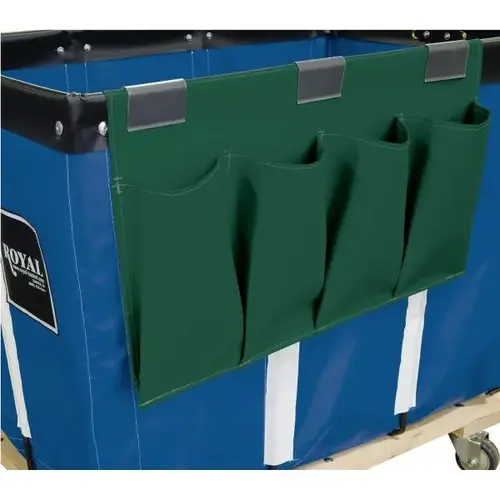 Janitorial Organizer, Green Vinyl, Four Pockets Janitorial Organizer, Green Vinyl, Four Pockets