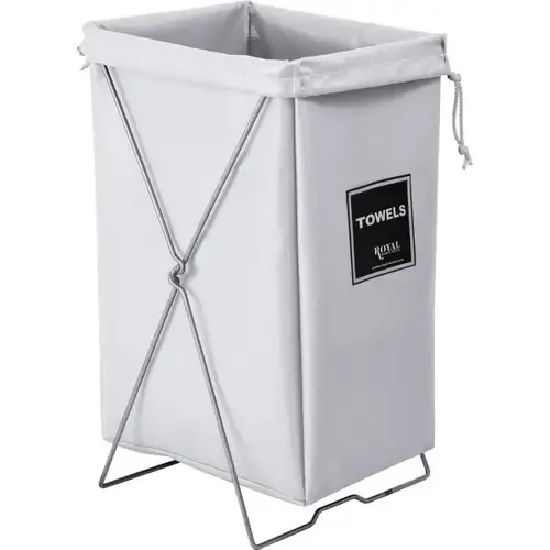 Towel Hamper Kit, White, Includes Stand And Bag Towel Hamper Kit, White, Includes Stand And Bag