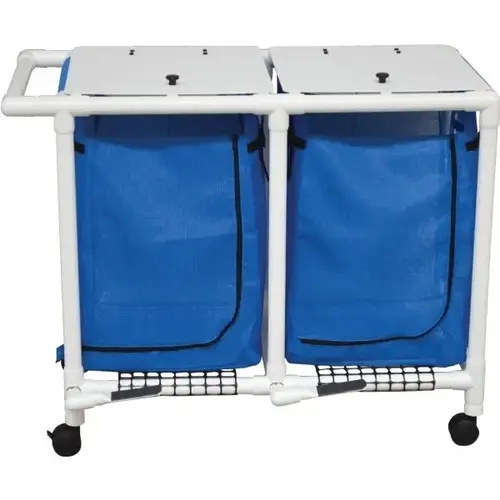 Jumbo Double Hamper With Foot Pedal Gal Royal Blue Mesh Jumbo Double Hamper With Foot Pedal Gal Royal Blue Mesh