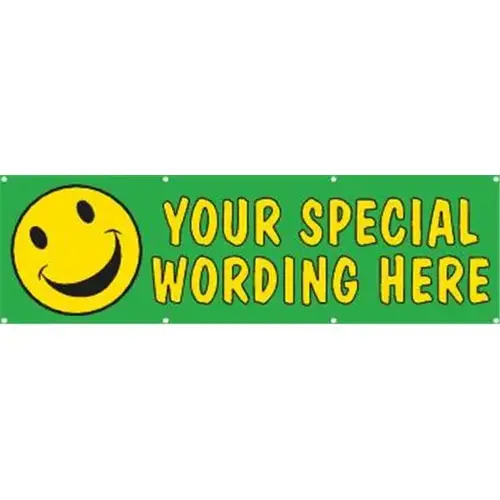 Horizontal Semi-Custom Banner, 10 ft X 3 ft Horizontal Semi-Custom Banner, 10 ft X 3 ft