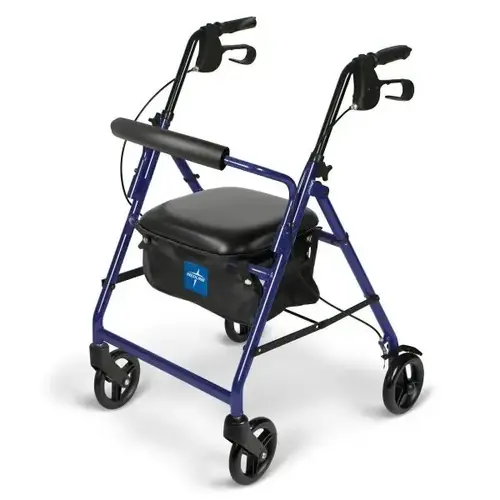 Basic Rollator With 6" Wheels Blue Basic Rollator With 6" Wheels Blue