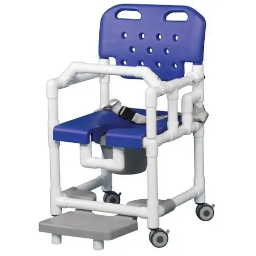 20 In. Commode/Shower Chair (Blue) 20 In. Commode/Shower Chair (Blue)