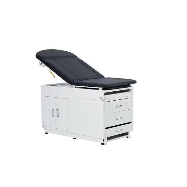 Viva Comfort Premium Steel Exam Table Black ADI996-09-S2-BLK