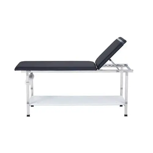 Noble-Line Treatment Table With Shelf And Adjustable Back Noble-Line Treatment Table With Shelf And Adjustable Back