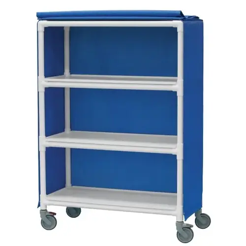 3 Shelf Multi-Purpose Cart In Blue 3 Shelf Multi-Purpose Cart In Blue