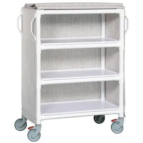 3 Shelf Medium Linen Cart In Linen 3 Shelf Medium Linen Cart In Linen