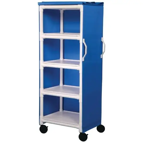 4 Shelf Multi-Purpose Cart In Blue 4 Shelf Multi-Purpose Cart In Blue