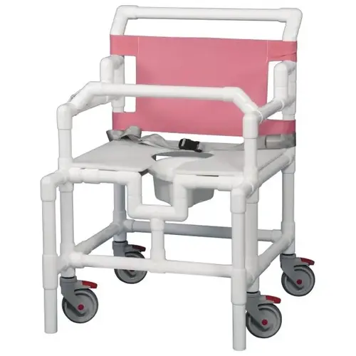 Lap Bar Commode/Shower Chair (Wineberry) Lap Bar Commode/Shower Chair (Wineberry)