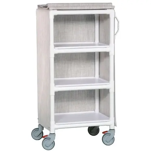 3 Shelf Multi-Purpose Cart In Linen White 3 Shelf Multi-Purpose Cart In Linen White
