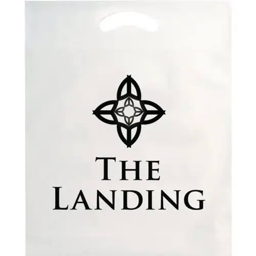 Custom Economical Plastic Bags, Polyethylene, Large, White With 1 Color Imprint Custom Economical Plastic Bags, Polyethylene, Large, White With 1 Color Imprint