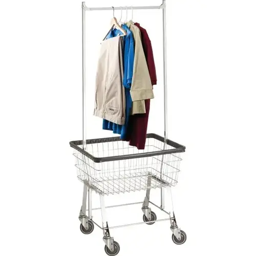 Laundry Cart With Pole, Standard Capacity Laundry Cart With Pole, Standard Capacity