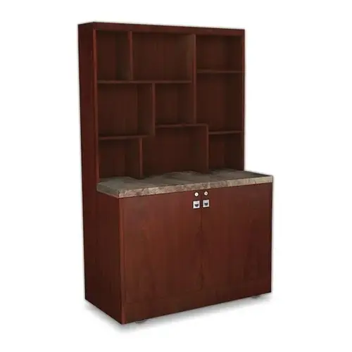 48l X 24w X 78"h Slate Modular Back Bar With Locking Door For Storage 48l X 24w X 78"h Slate Modular Back Bar With Locking Door For Storage