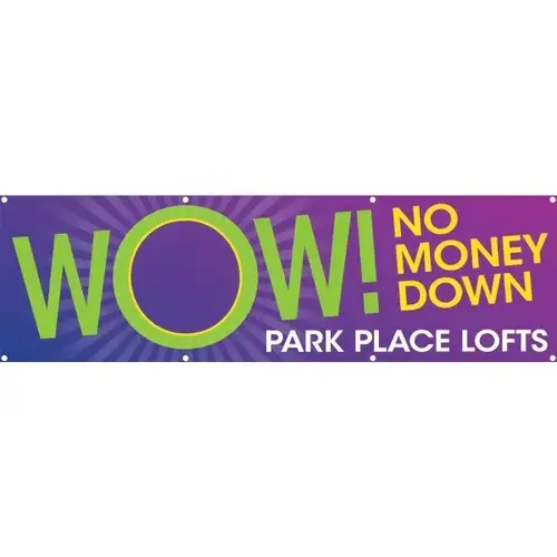 Horizontal Semi-Custom Banner, Speechless, 10 ft X 3 ft Horizontal Semi-Custom Banner, Speechless, 10 ft X 3 ft