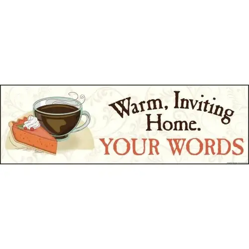 Horizontal Semi-Custom Banner, Pumpkin Pie/Cider, 10 ft X 3 ft Horizontal Semi-Custom Banner, Pumpkin Pie/Cider, 10 ft X 3 ft