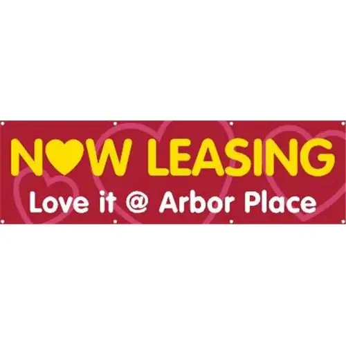 Semi-Custom Banner, Love It, 10 ft X 3 ft Semi-Custom Banner, Love It, 10 ft X 3 ft