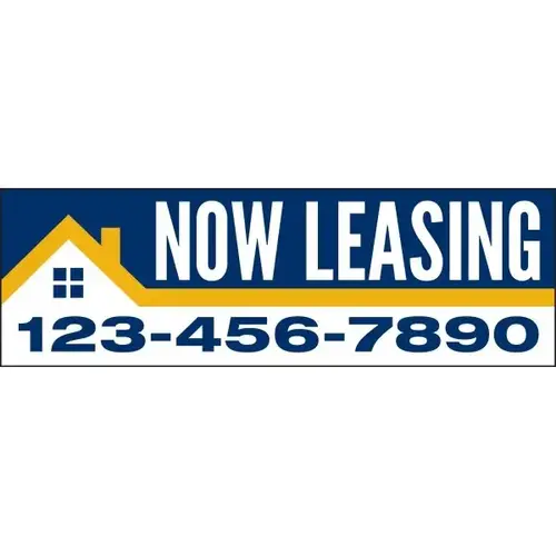 Horizontal Semi-Custom Banner, Roof Line, 10 ft X 3 ft Horizontal Semi-Custom Banner, Roof Line, 10 ft X 3 ft