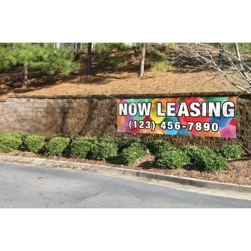 Horizontal Semi-Custom Banner, Bright Balloons, 15 ft X 4 ft Horizontal Semi-Custom Banner, Bright Balloons, 15 ft X 4 ft