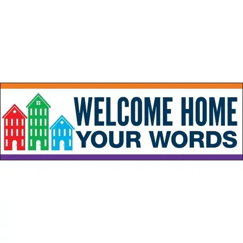 Horizontal Semi-Custom Banner, Three Houses, 15 ft X 4 ft Horizontal Semi-Custom Banner, Three Houses, 15 ft X 4 ft
