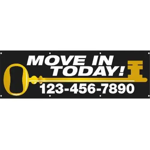 Horizontal Semi-Custom Banner, Home Key, 15 ft X 4 ft Horizontal Semi-Custom Banner, Home Key, 15 ft X 4 ft