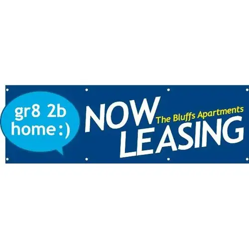 Semi-Custom Banner, Chat Bubble, 10 ft X 3 ft Semi-Custom Banner, Chat Bubble, 10 ft X 3 ft
