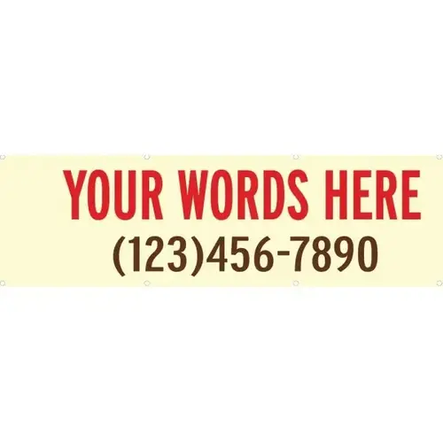 Semi-Custom Banner, Fall Mums, 10 ft X 3 ft Semi-Custom Banner, Fall Mums, 10 ft X 3 ft