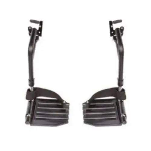 Swing-Away Footrests Composite Footplates With Heel Loops Swing-Away Footrests Composite Footplates With Heel Loops